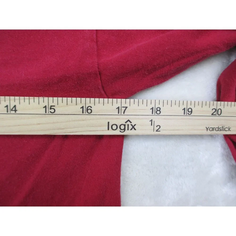 VINTAGE Nike‎ Shirt Boys Medium Red Long Sleeve 90s Kids Youth*